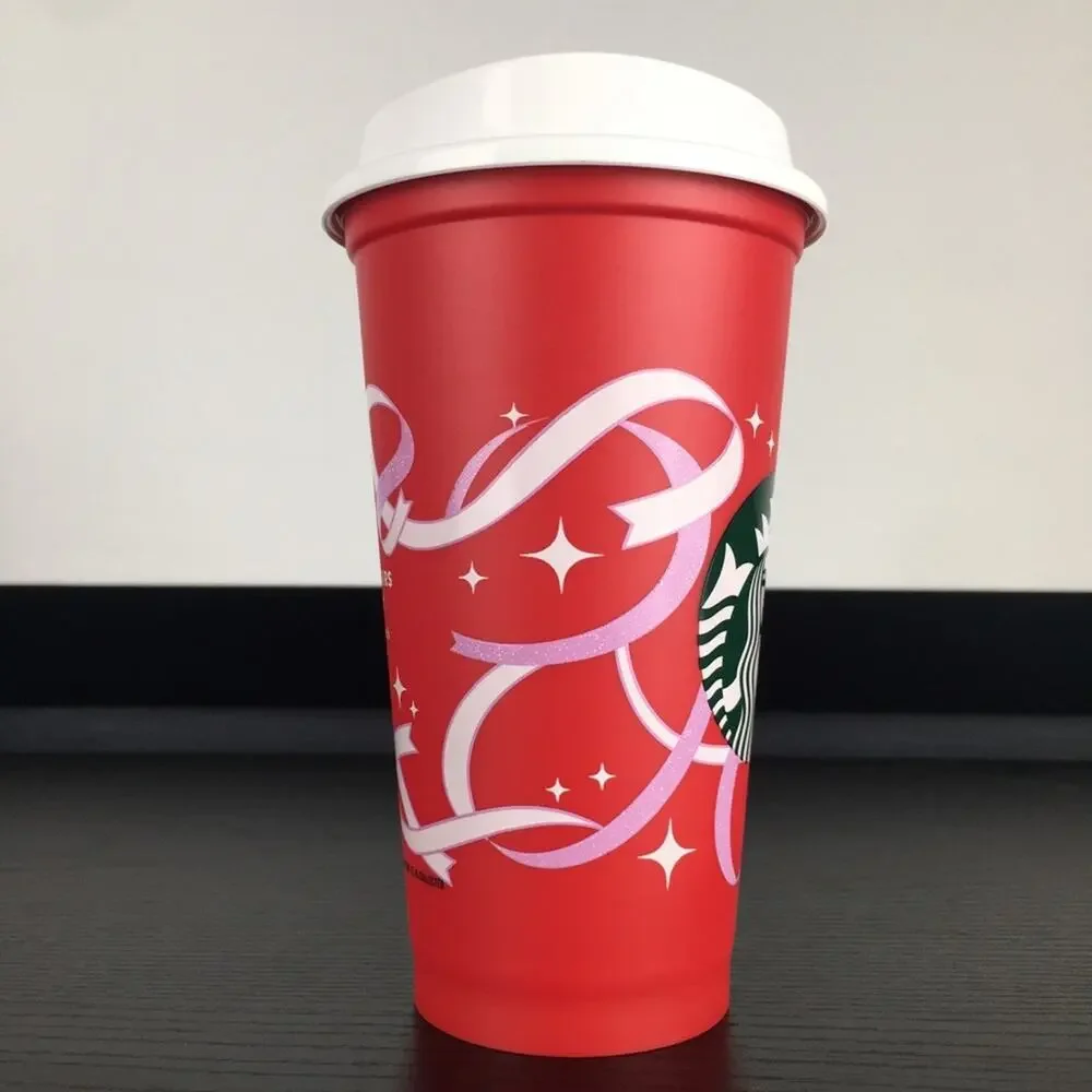 Starbucks Drink Hot Cold Coffee Travel Cup Red Dining Drinkware